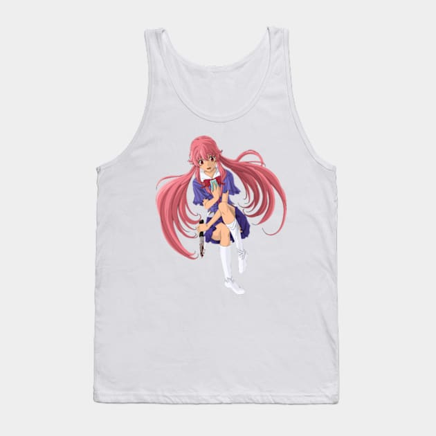 Gasai Yuno Tank Top by katelin1